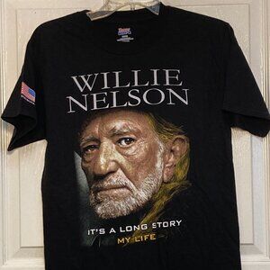 Willie Nelson "My Life" black sze small